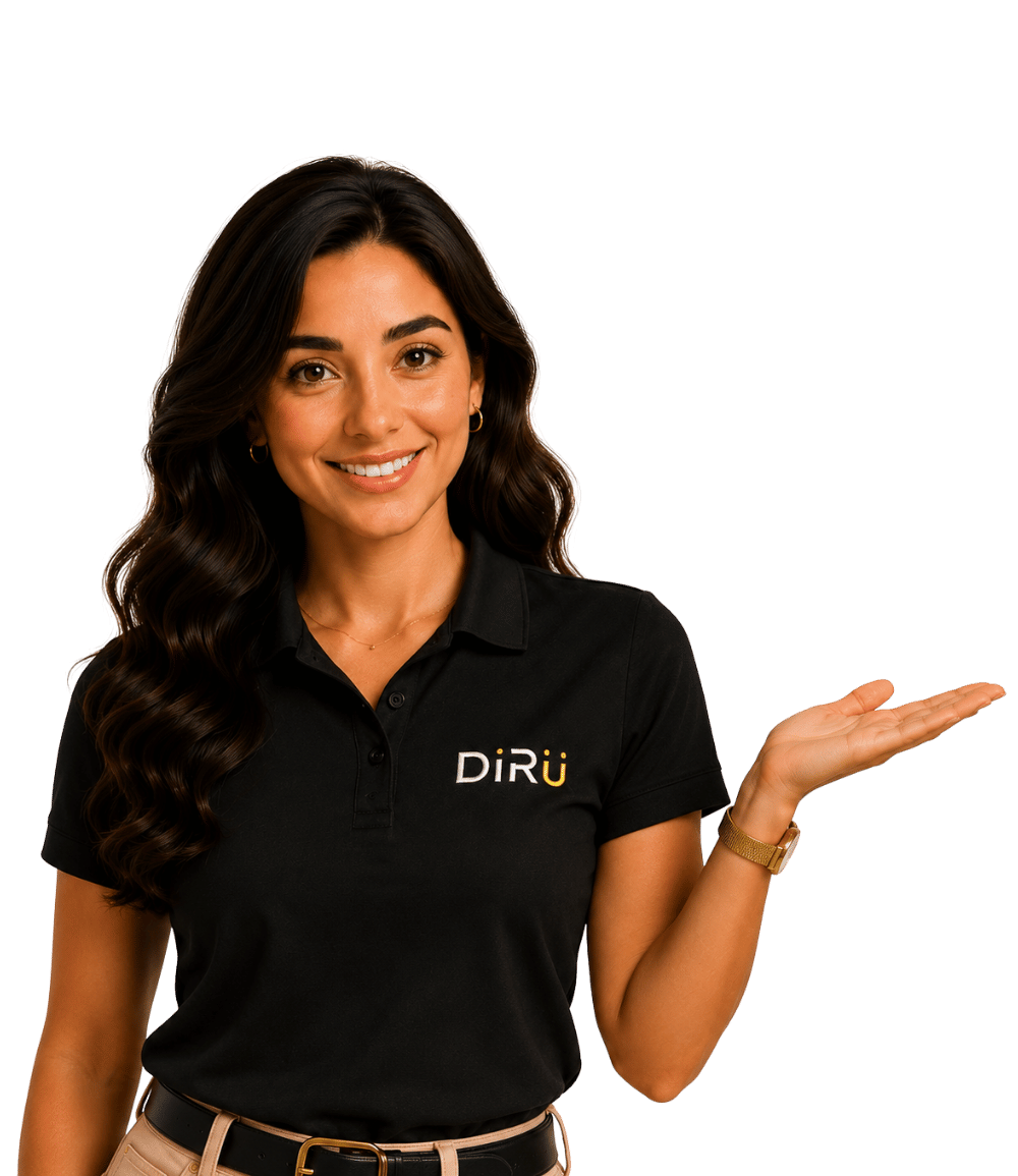 Diana apresentando o processo de criação do DiRU
